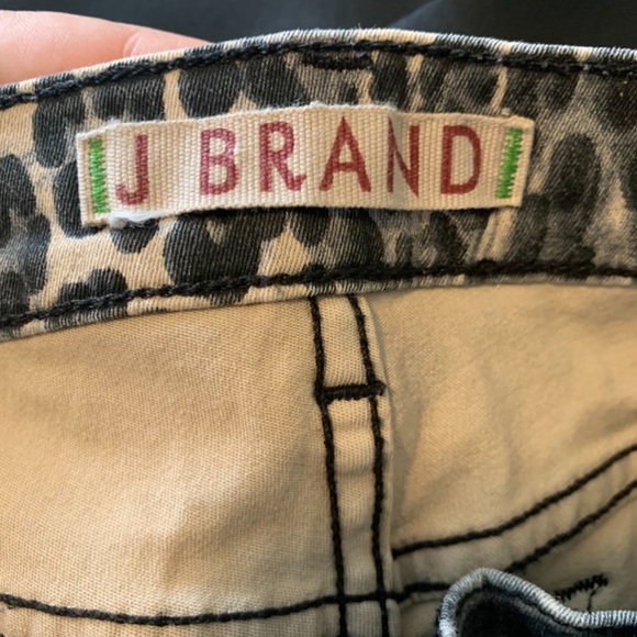 Snow Leopard Denim Leggings  { J Brand } - Picture 9 of 12